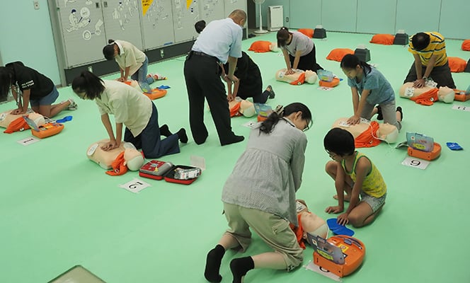 応急救護訓練室の写真